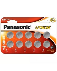 PANASONIC CR2032 10pk LITHIUM