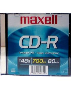 MAXELL DATA CD-R 80min 48X JWL