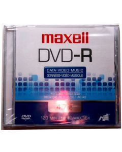 MAXELL DVD-R 16X 4.7GB R JEWEL