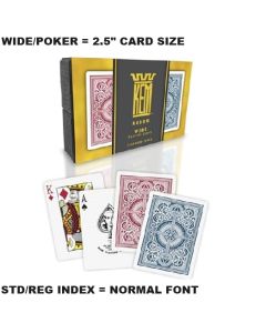 KEM ARROW WIDE RED&BLUE DUBDEK