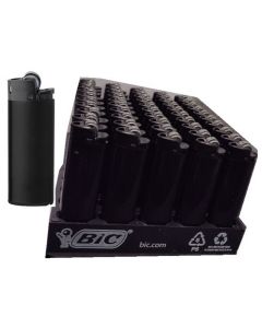 BIC LIGHTERS BLACK DISPLAY-50s
