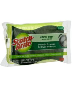 SCOTCH-BRITE H/DUTY SPONGE 1pk