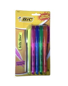 BIC BRITELINER HIGHLIGHTER 5pk