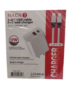 CHARGER SET TYPE-C WALL &CABLE