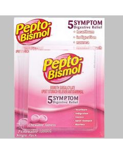 CARDED SINGLE USE PEPTO 2s