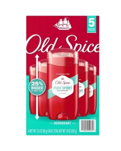 OLD/SPICE DEOD SPORT 3oz 5pk
