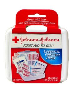 J&J TO GO 1ST AID KIT 12pcs