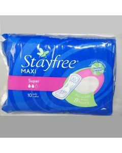 STAYFREE MAXIPAD SUPER 10s