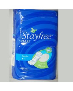 STAYFREE MAXIPAD REGULAR 10s