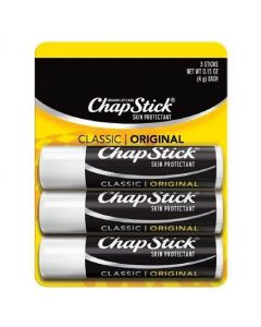 CHAPSTICK 3pk REGULAR CARDED