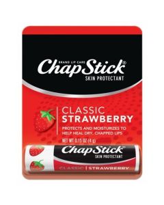 INDV CARDD CHAPSTK STBERRY 12s