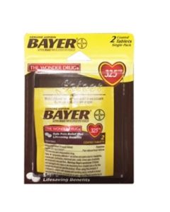 CARDED SINGLE BAYER 2s
