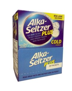 PLUS COLD ALKA SELTZER 20/2s