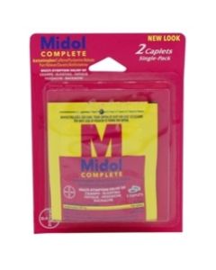 CARDED SINGLE MIDOL CAPLET 2s