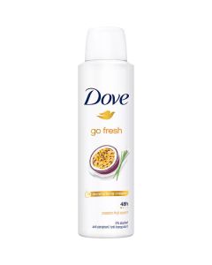 DOVE SPR 150ml PASSION FRUIT