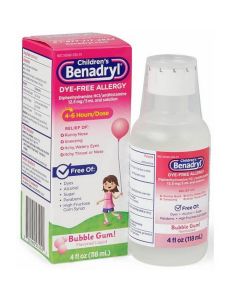 BENADRYL CHILDRN BUBBLE LIQ4oz