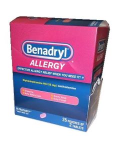 25-2pk BENADRYL ALLERGY