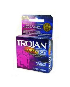 TROJAN FIRE AND ICE CONDOM 3s