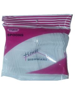 PLASTIC SPOONS BAG OF 51