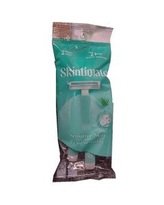 SKINTIMATE DISP RAZOR 2pk SENS