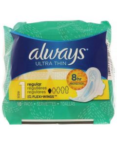 ALWAYS ULTRA THIN PADS 10s