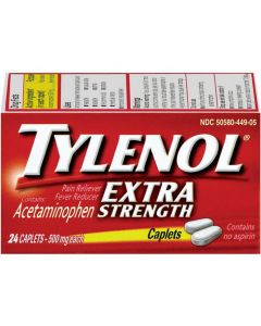 TYLENOL EXTRA STR 24s CAPLETS