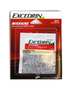 CARDED SINGLE EXCEDRIN MIGR 2s