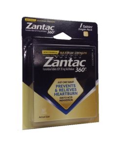 CARDED SINGLE USE ZANTAC360 1s