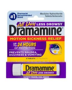 DRAMAMINE CARDED 8ct TABLET