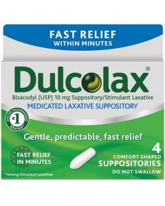 DULCOLAX 10mg FAST RELIEF 4pk