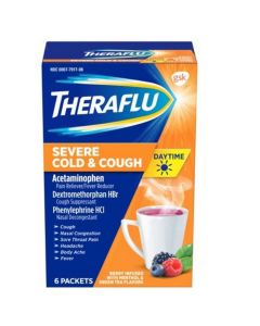 (GREEN) THERAFLU NIGHT-TIME 6s