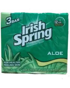 IRISH SPRING 3.75oz 3pk ALOE