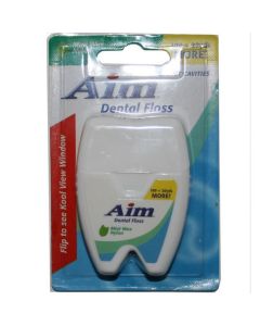 AIM WAXED FLOSS 120yds MINT
