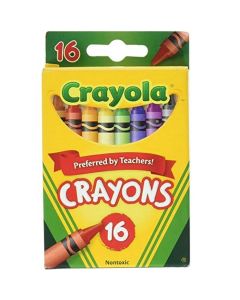 CRAYOLA CRAYONS 16s