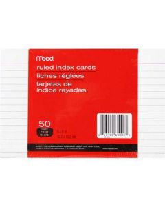 4x6 RULED INDEX CARD  50s