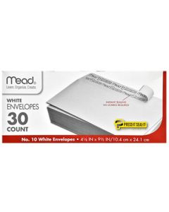 MEAD #10 PRESS-IT ENVELOP 30ct