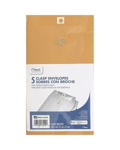 MEAD 6x9 CLASP ENVELOPE 5ct
