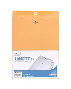 MEAD 10x13 CLASP ENVELOPE 3ct
