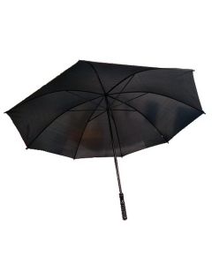 JUMBO UMBRELLA BLACK WOOD HAND