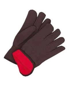 RED LINING BROWN JERSEY GLOVE