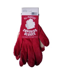 10pk HANGABLE RED PALM GLOVES