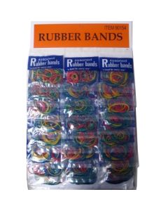 ASST SIZ RUBBRBNDS BAG CARD/24