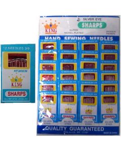 12asstd SEWING NEEDLES CARD/24