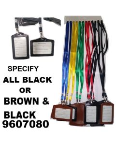 NAME TAG HOLDER CARD OF 12