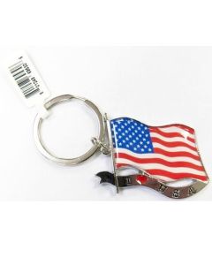 KEYCHAIN  AMERICAN FLAG CD/12