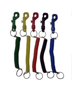 KEY CHAIN SNAP COIL CARD/12