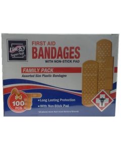 LUCKY 100ct ASST BANDAIDS