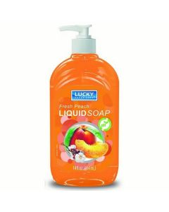 LUCKY LIQUID SOAP 14oz PEACH