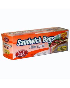 HOME SEL SANDWICH BAGS 120ct